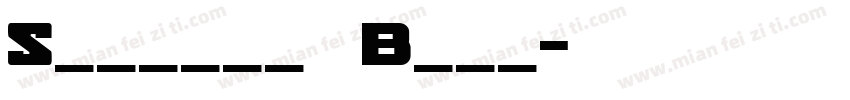 Squared Bold字体转换